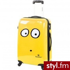 Saxoline WALIZKA MY EYES YELLOW DUŻA 77CM (1185H0.17.68 L) - Torby podróżne Torebki Moda