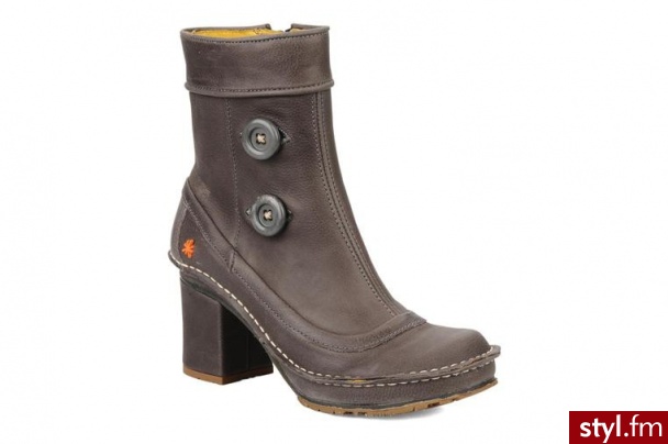 Art PÓŁBUTY I BOTKI TATE 701 BY ART (Szary) - Botki Buty Moda