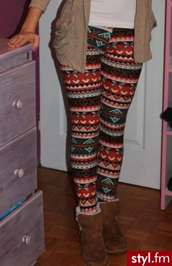 Leginsy Spodnie Moda