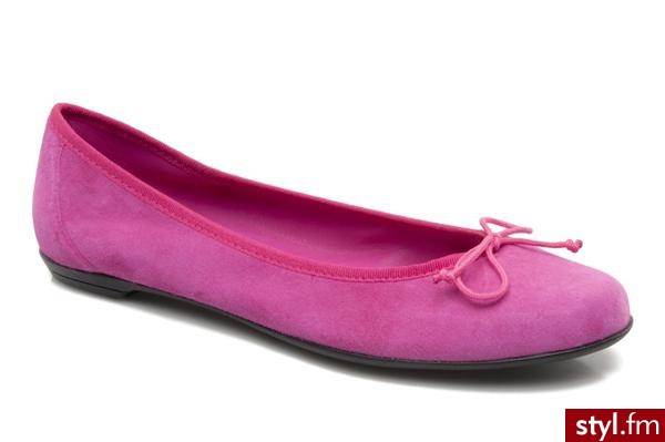 Valensi BALERINKI VEGA BY VALENSI (Różowy) - Balerinki Buty Moda