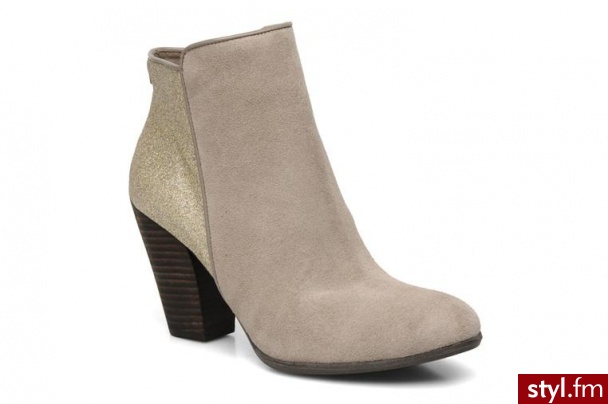Guess PÓŁBUTY I BOTKI CARDIO BY 56752lmush (light mushroom) - Botki Buty Moda