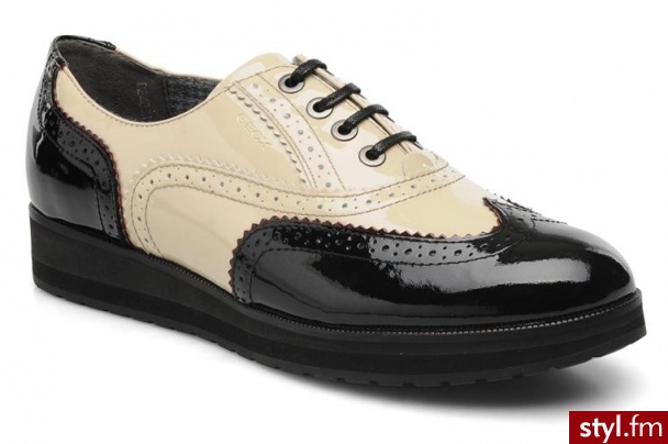 Geox BUTY SZNUROWANE D ELETTA A BY GEOX (Beżowy) - Pozostałe Buty Moda