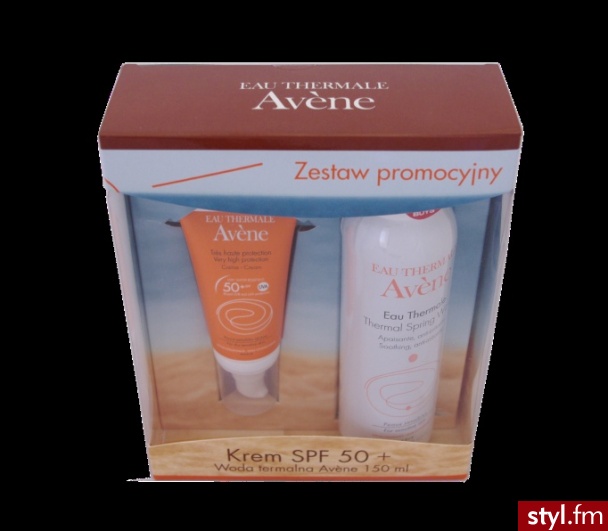 AVENE SPF 50+ emulsja 50 ml + woda termalna 150 ml - Emu Buty Moda