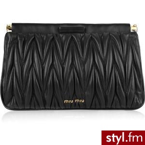 Miu Miu Matelassé leather clutch - Polyvore. Pobrano ze strony: http://www.polyvore.com/cgi/thing?id=25835562 - Pozostałe Torebki Moda
