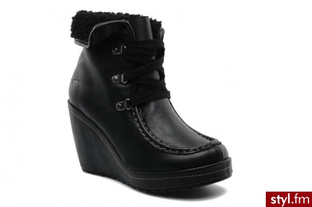 Rocket Dog PÓŁBUTY I BOTKI BONFIRE BY ROCKET DOG (Czarny) - Botki Buty Moda