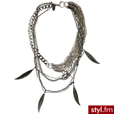 IOSSELLIANI - MULTI CHAIN AND FEATHER NECKLACE - Polyvore. Pobrano ze strony: http://www.polyvore.com/iosselliani_multi_chain_feather_necklace/thing?id=11740304 - Pozostałe Dodatki Moda