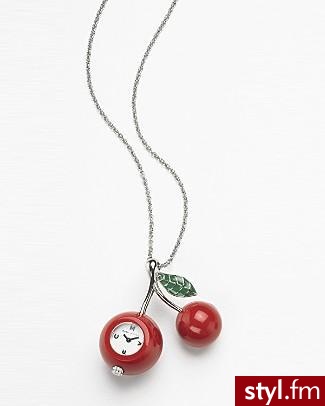 Zegarek ukryty w owocach wiśni pełni rolę wisiorka - Marc by Marc Jacobs - 150$ - Pozostałe Dodatki Moda