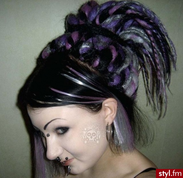 Punk Rock Alternatywne Średnie Fryzury
