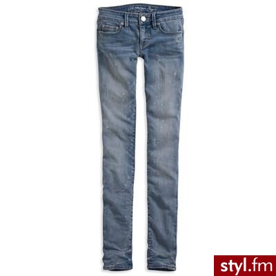 Womens Legging Jeans - Faded Paint Wash - American Eagle Out... - Polyvore. Pobrano ze strony: http://www.polyvore.com/womens_legging_jeans_faded_paint/thing?id=10023675 - Pozostałe Ciuchy Moda