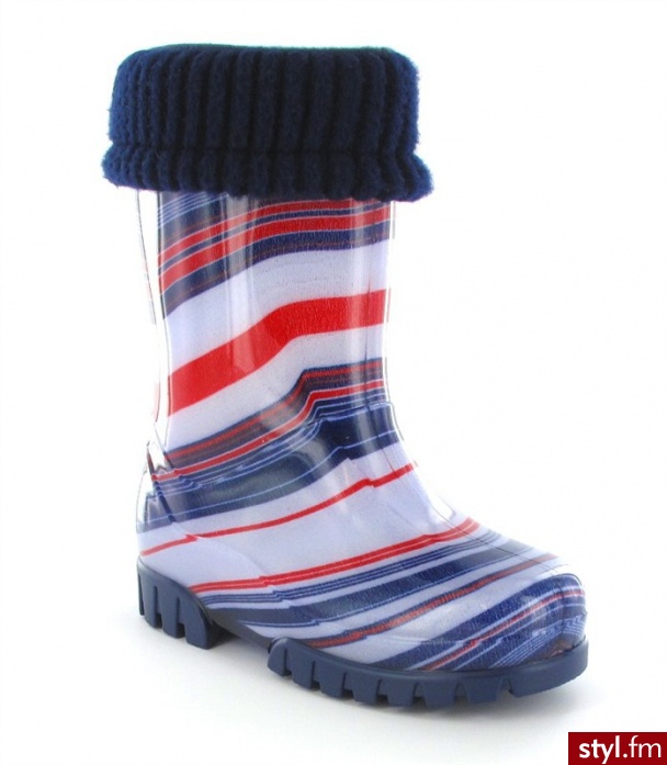 Demar Kalosze z wkładką Twister Lux Print (038/L) - Kalosze Buty Moda