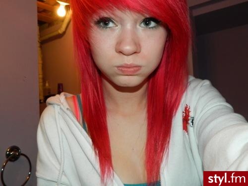 Rude EMO Alternatywne Średnie Fryzury