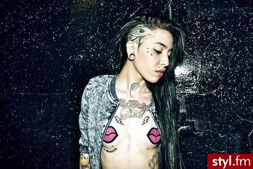 Punk Rock Alternatywne Średnie Fryzury
