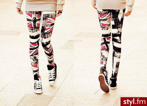 Leginsy Spodnie Moda