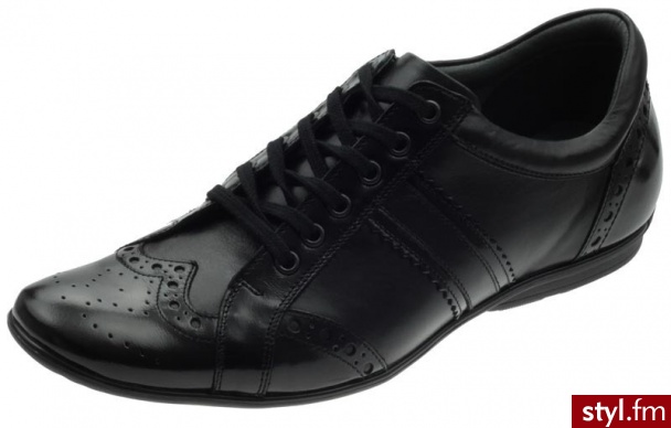 Domeno Półbuty 995 Czarne - Półbuty Buty Moda