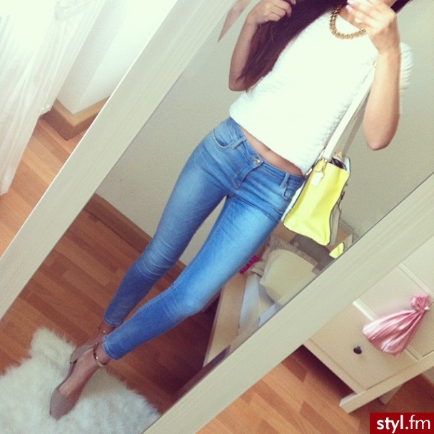 Jeansy Spodnie Moda