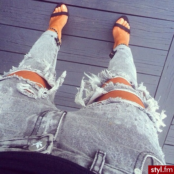 Jeansy Spodnie Moda