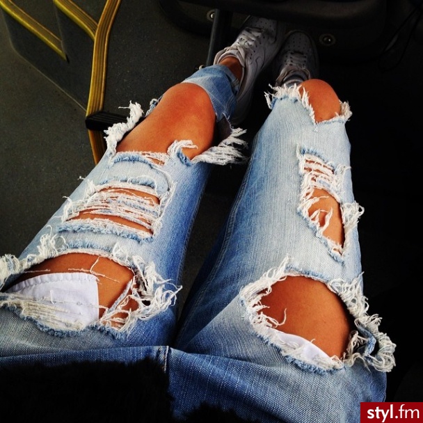 Jeansy Spodnie Moda