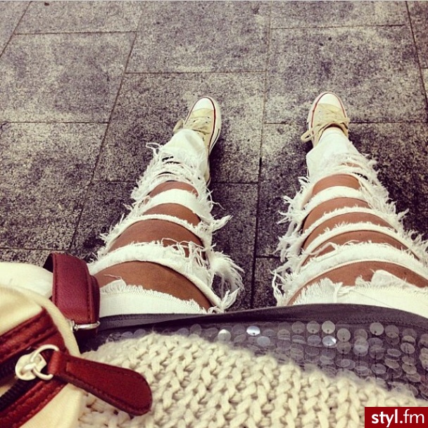Jeansy Spodnie Moda