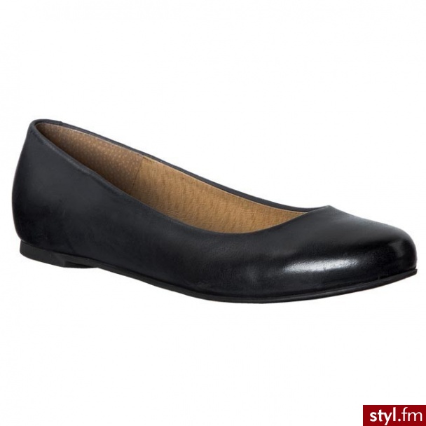 Gino Rossi Baleriny DAF203-253-8M00-9900-0 Czarny - Balerinki Buty Moda