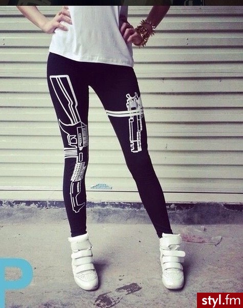 Leginsy Spodnie Moda
