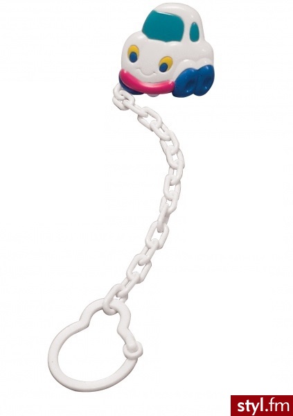 Canpol Babies Łańcuszek Do Smoczka Figurki Auto - Łańcuszki Biżuteria Moda