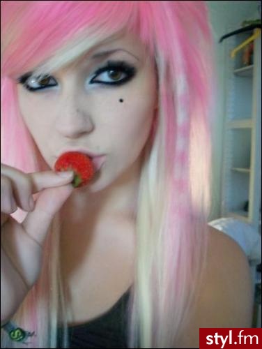 EMO Alternatywne Średnie Fryzury