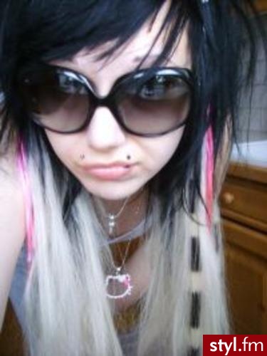 EMO Alternatywne Średnie Fryzury