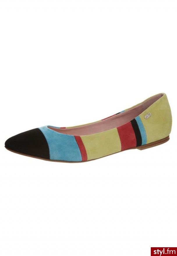 Andrea Morelli Baleriny kolorowy - Balerinki Buty Moda
