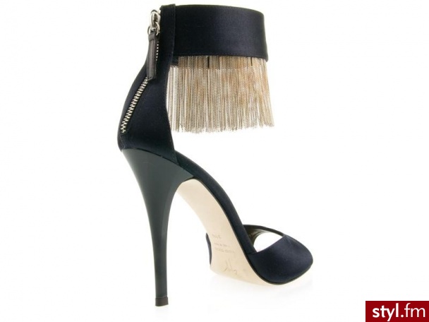 Giuseppe Zanotti satynowe sandałki 1029$ - Pozostałe Buty Moda