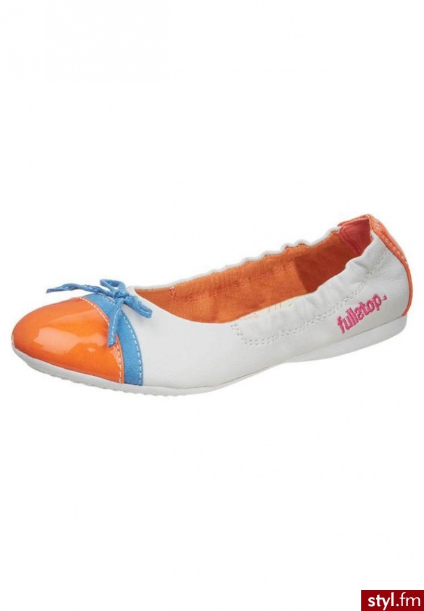 fullstop. Baleriny biały - Balerinki Buty Moda