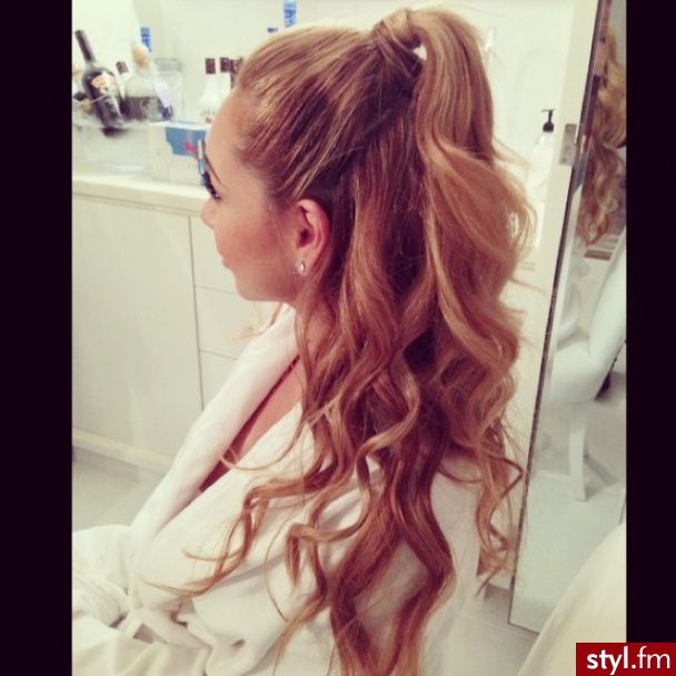 Blond Upięcie Kręcone Na co dzień Długie Fryzury