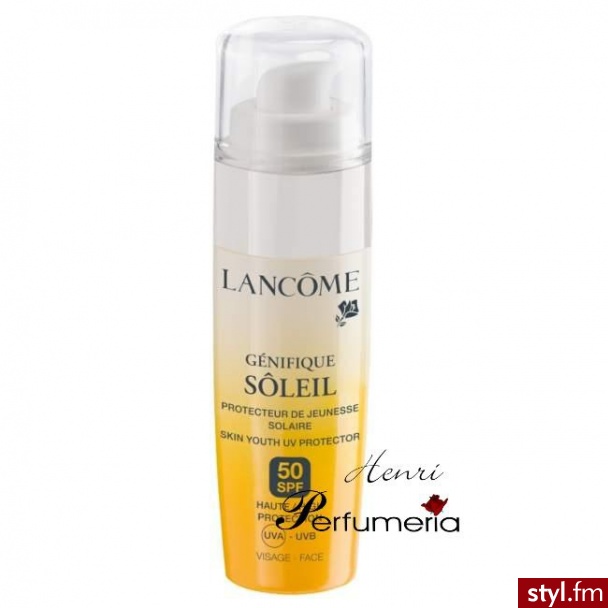 Lancome Genifique Soleil Face SPF50 Krem ochronny z filtrem do twarzy 50 ml - Emu Buty Moda