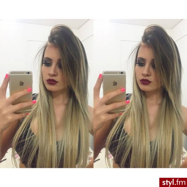Blond Rozpuszczone Proste Na co dzień Długie Fryzury