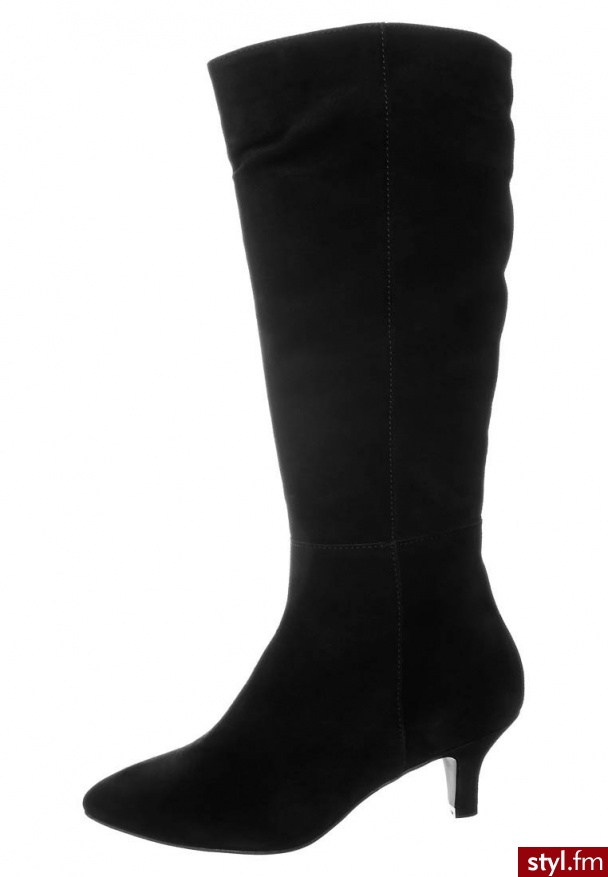 Taupage Kozaki czarny (13439) - Kozaki Buty Moda