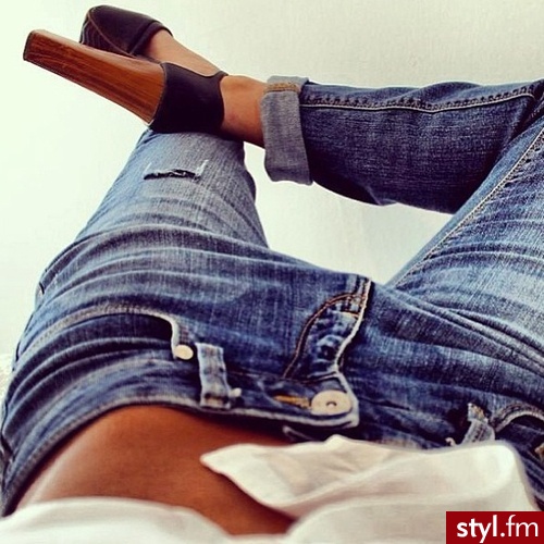 Jeansy Spodnie Moda