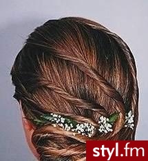 modne fryzury ślubne. Fryzury ślubne, wieczorowe. modne fryzury ślubne - Internetowy Katalog Fryzur IKF.com.pl, propozycje fryzur na każdą okazję np. fryzury weselne - Ślubne Średnie Fryzury