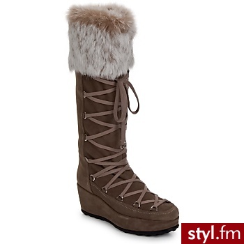 Stuart Weitzman Buty TROLL NEUTRAL - Kozaki Buty Moda