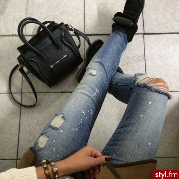 Jeansy Spodnie Moda