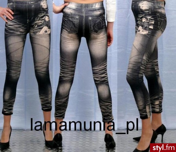 Legginsy imitujące jeansy!
http://allegro.pl/item607849066_japan_style_modne_legginsy_getry_imitujace_jeans.html - Pozostałe Ciuchy Moda