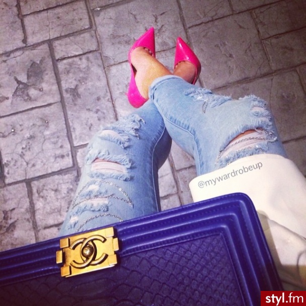 Jeansy Spodnie Moda
