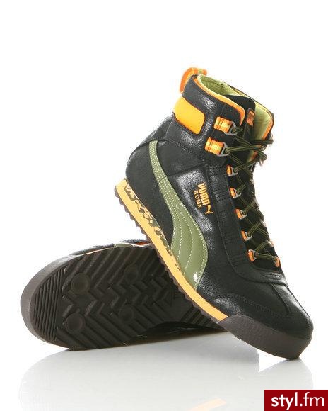 puma roma hi speckle - Pozostałe Buty Moda