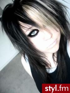 EMO Alternatywne Średnie Fryzury