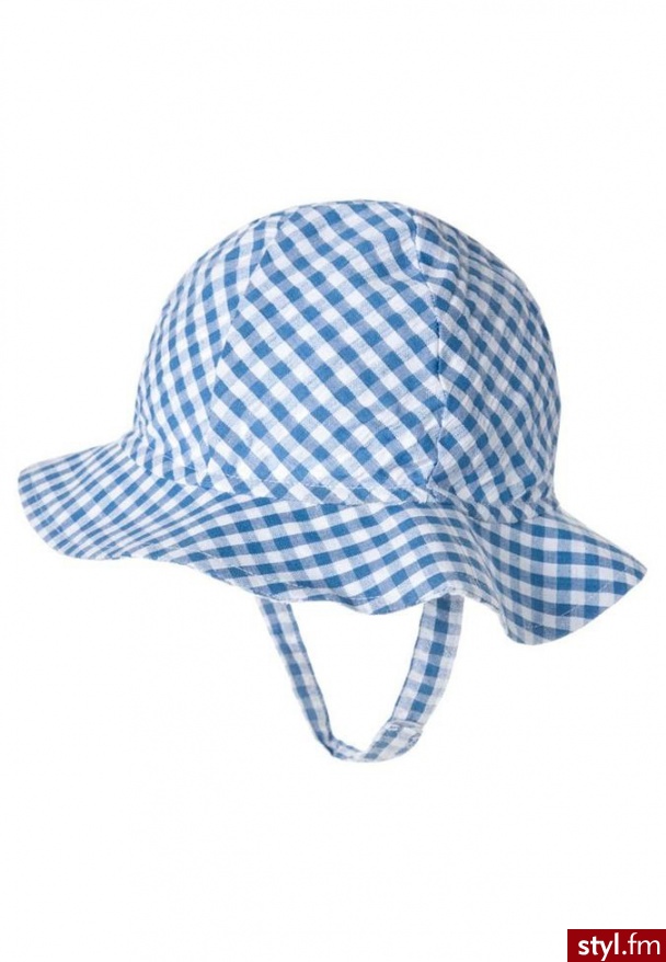 JoJo Maman Bébé GINGHAM Kapelusz niebieski - Nakrycia głowy Dodatki Moda