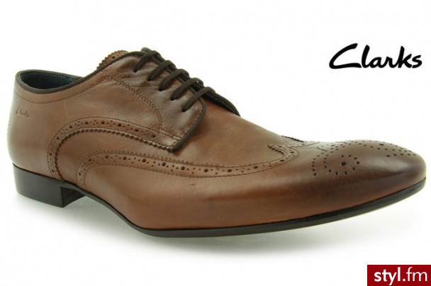 Clarks PÓŁBUTY GRAND JUMP TAN - Półbuty Buty Moda