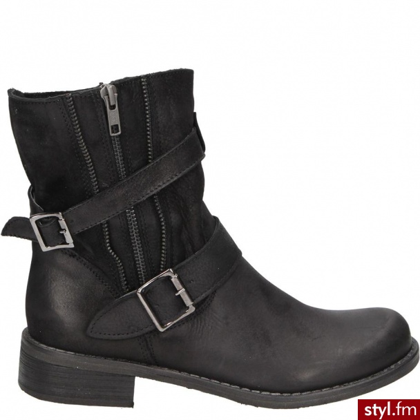 Venezia BOTKI 2006 NAB NERO - Botki Buty Moda