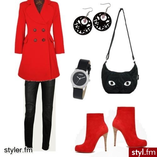 czerń i czerwień - Styler