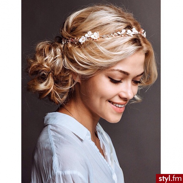 Blond Upięcie Kręcone Na co dzień Długie Fryzury