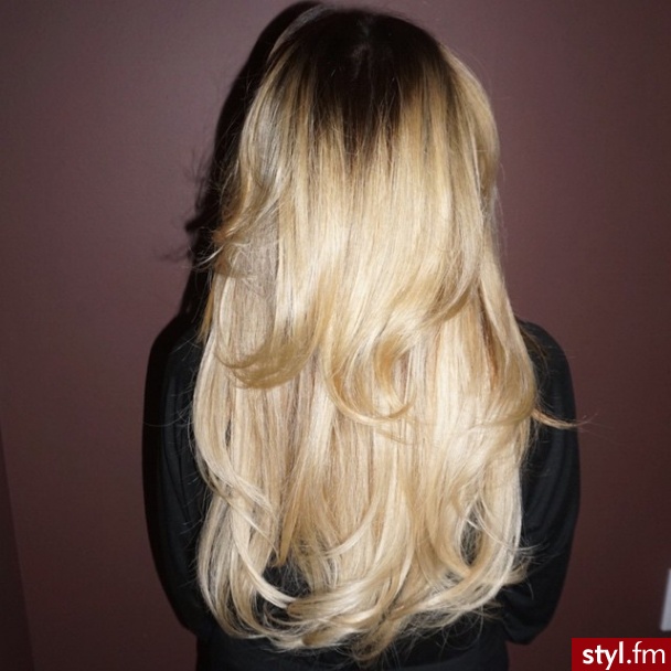 Blond Rozpuszczone Proste Na co dzień Długie Fryzury