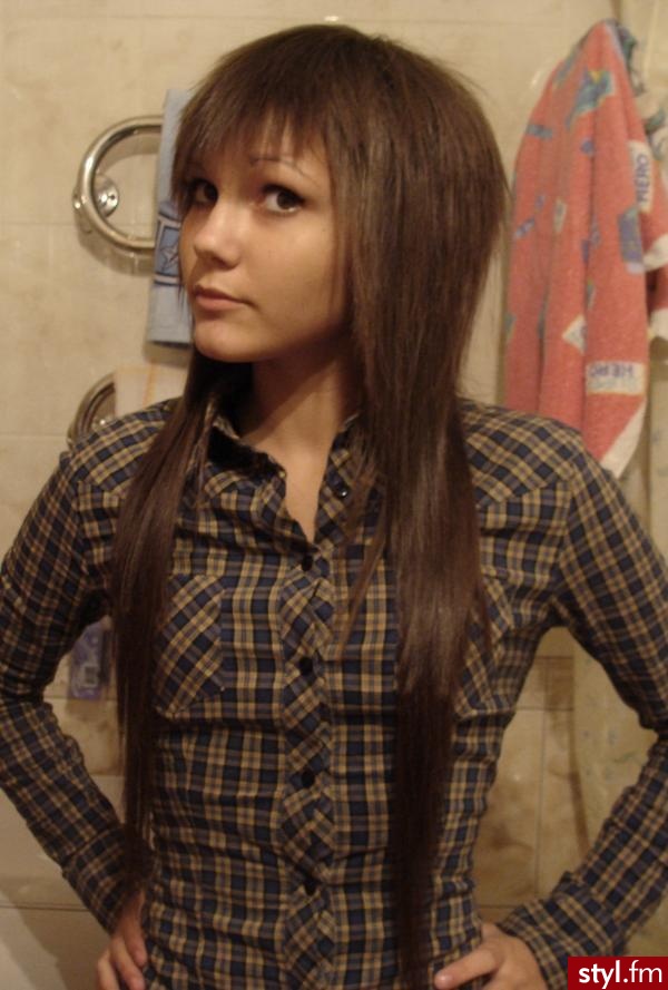 Średnie Fryzury