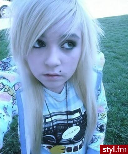 EMO Alternatywne Średnie Fryzury